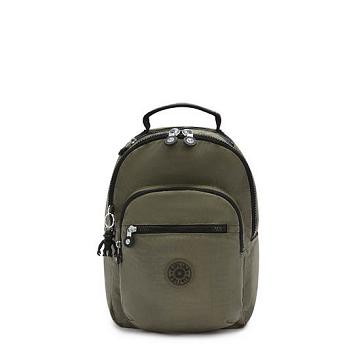 Kipling Seoul Small Classic Tablet Ryggsekk Grønn | NO 1356ZU